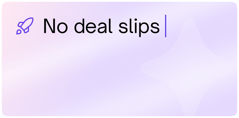 “No deal slips” — SparrowCRM keeps every deal on track