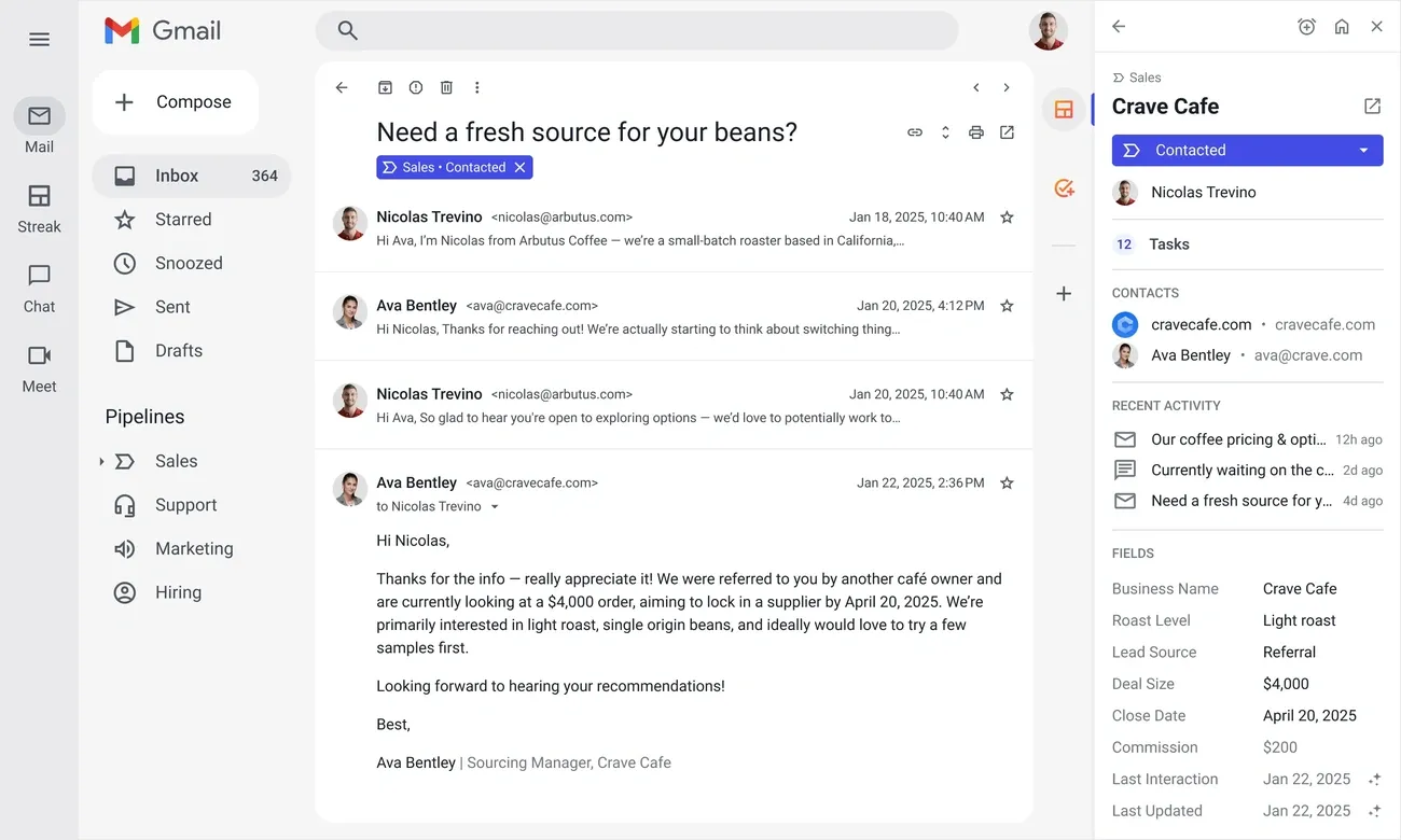 StreakCRM